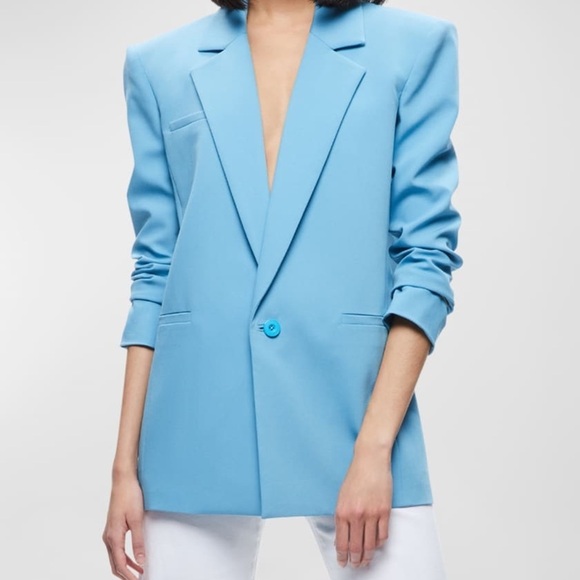 Alice + Olivia Sky Blue Blazer SZ XS (0) - Picture 2 of 7